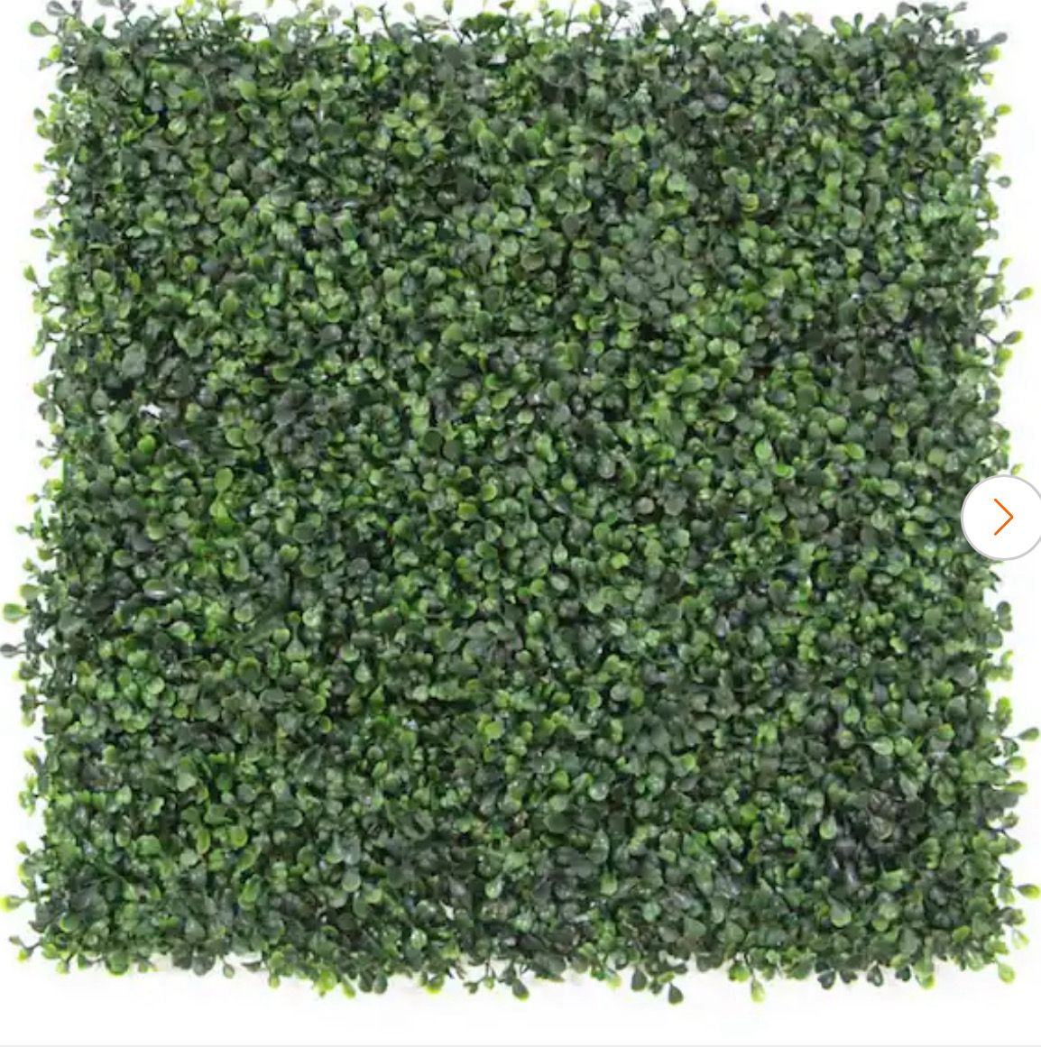 Ejoy 20 in. H x 20 in. W GorgeousHome Artificial Boxwood Hedge Greenery Panels, DarkGreen (12-pc)