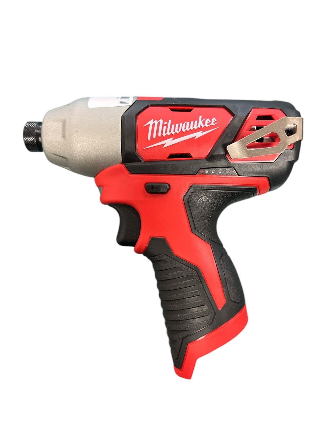 Milwaukee M12 12V Lithium-Ion Cordless 1/4 in. Hex Impact (Tool-Only) 2462-20 .