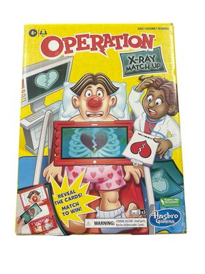 Hasbro Gaming Operation X-Ray Match Up Board Game for 2 or More Players, Matching Game for Kids Ages 4 and Up, with Lights and Sounds