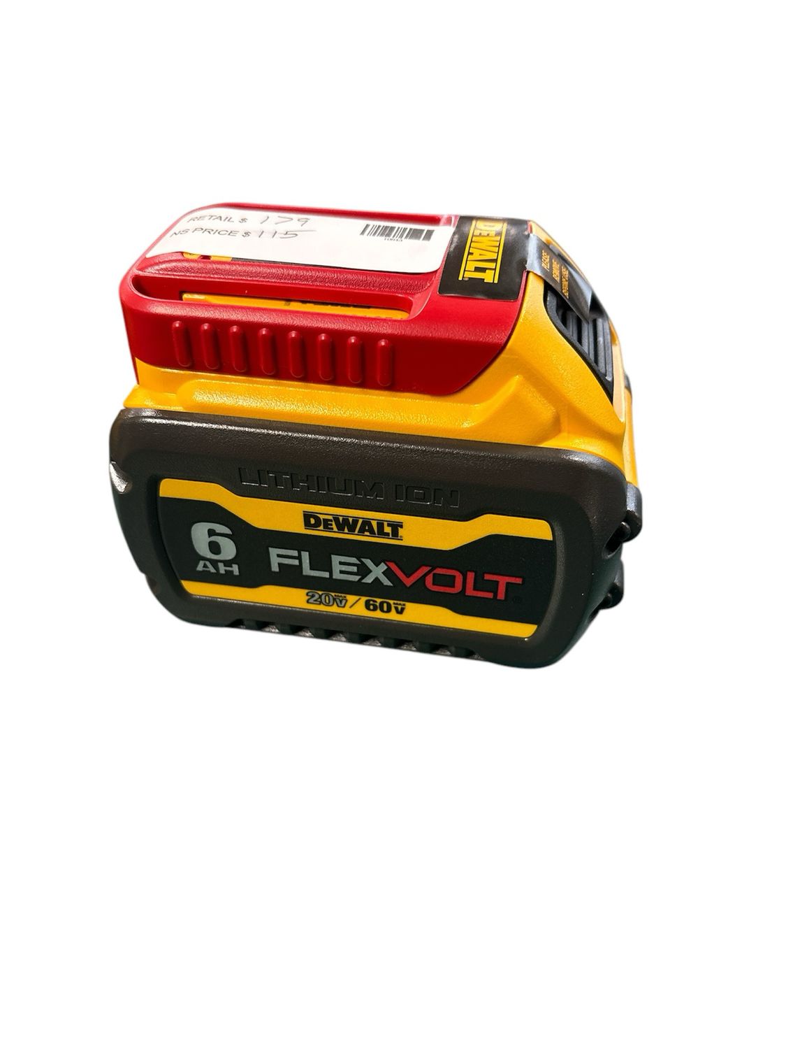 DEWALT FLEXVOLT 20V/60V MAX Lithium-Ion 6.0Ah Battery Pack DCB606