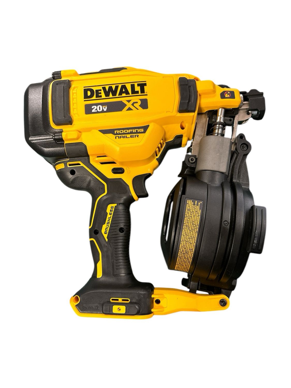 DEWALT 20V MAX 15-Degree Electric Cordless Roofing Nailer (Tool Only) DCN45RN