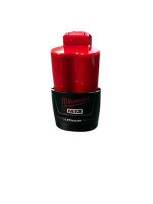 Milwaukee M12 12-Volt Lithium-Ion 2.0 Ah Compact Battery Pack 48-11-2420 .