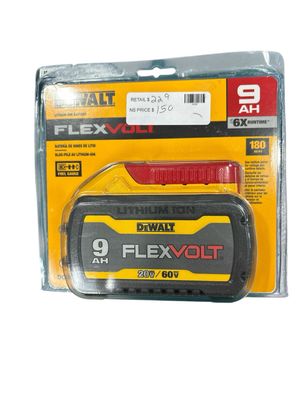 FLEXVOLT 20V/60V MAX Lithium-Ion 9.0Ah Battery DCB609 .