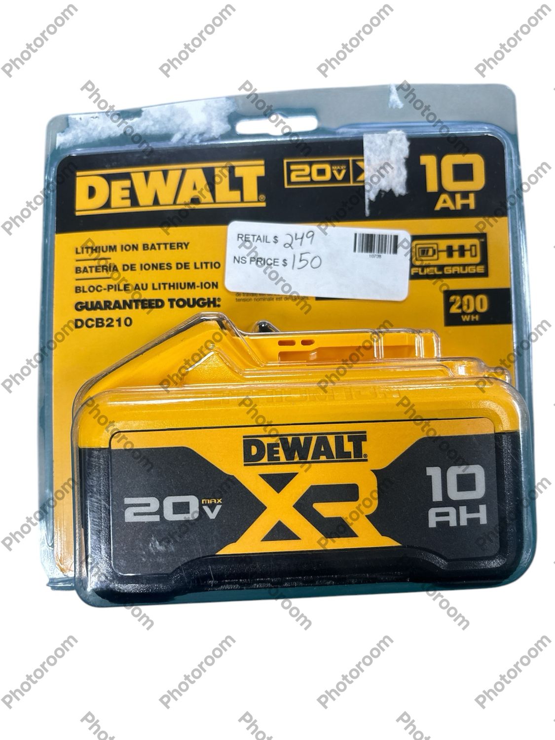 DEWALT 20V MAX 10Ah Lithium-Ion Battery Pack DCB210