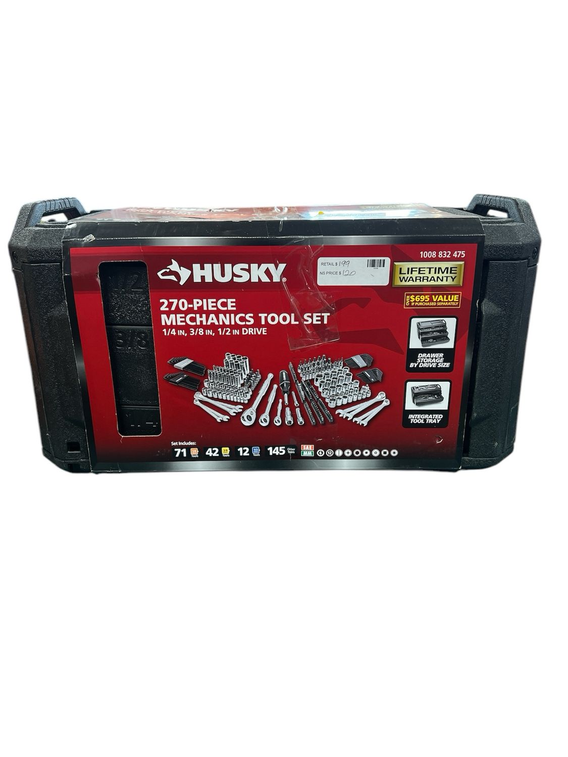 Husky Mechanics Tool Set (270-Piece) H270MTSQ223