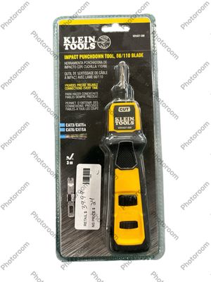 Klein Tools Impact Punchdown Tool, 66/110 MIM Blade, Hi/Low Impact-Force VDV427-300
