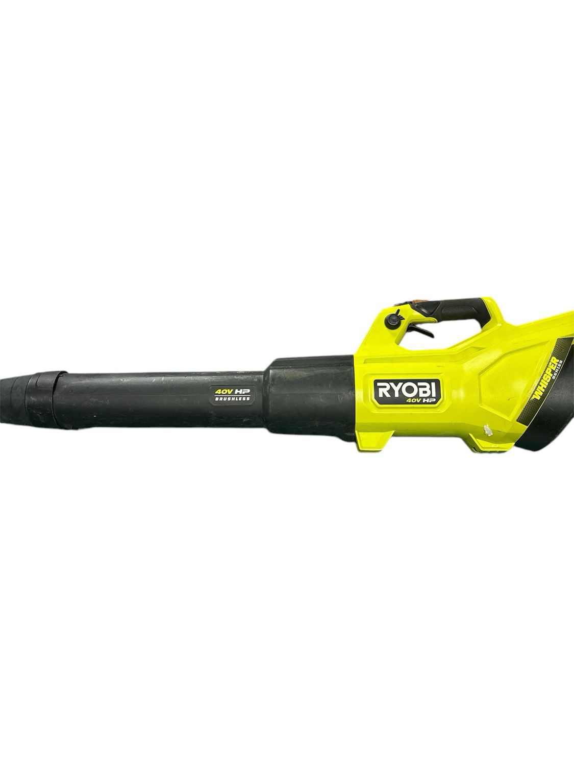 RYOBI 40V HP Brushless Whisper Series 160 MPH 650 CFM Cordless Battery Leaf Blower (Tool Only) RY404013VNM