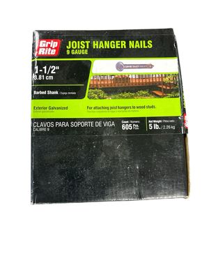 1-1/2 in. x 9-Gauge 12-penny Exterior Galvanized Barbed Shank Joist Hanger Nails 5 lb. Box 112HGJST5