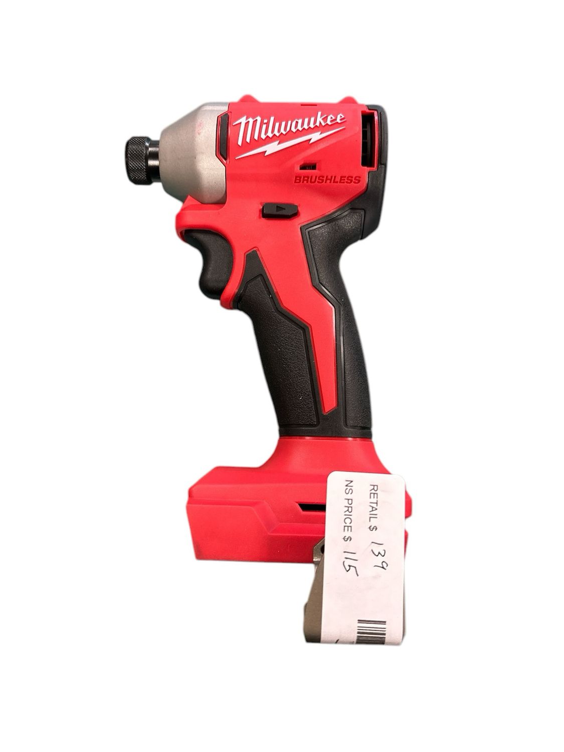 Milwaukee M18 18V Lithium-Ion Brushless Cordless 1/4 in. Compact Impact Driver (Tool Only) 3650-20