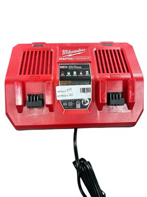 Milwaukee M18 18-Volt Lithium-Ion Dual Bay Rapid Battery Charger 48-59-18021