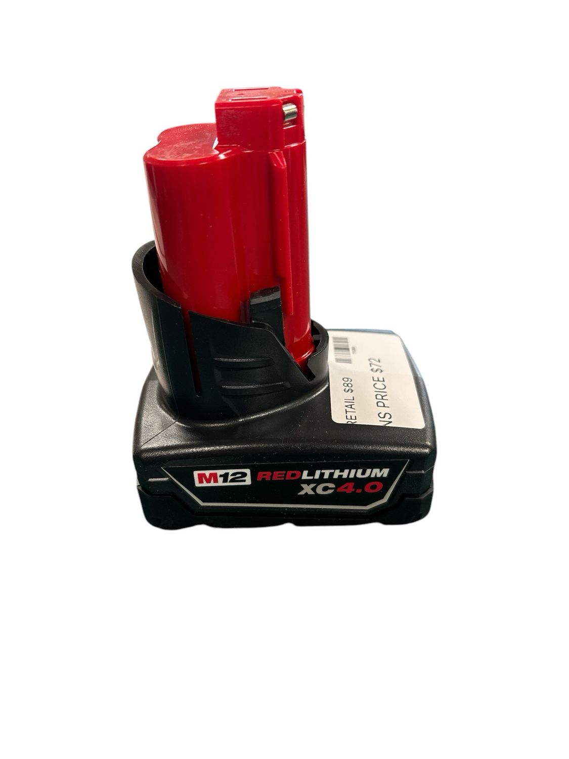 Milwaukee M12 12-Volt Lithium-Ion XC Extended Capacity Battery Pack 4.0Ah 48-11-2440 .