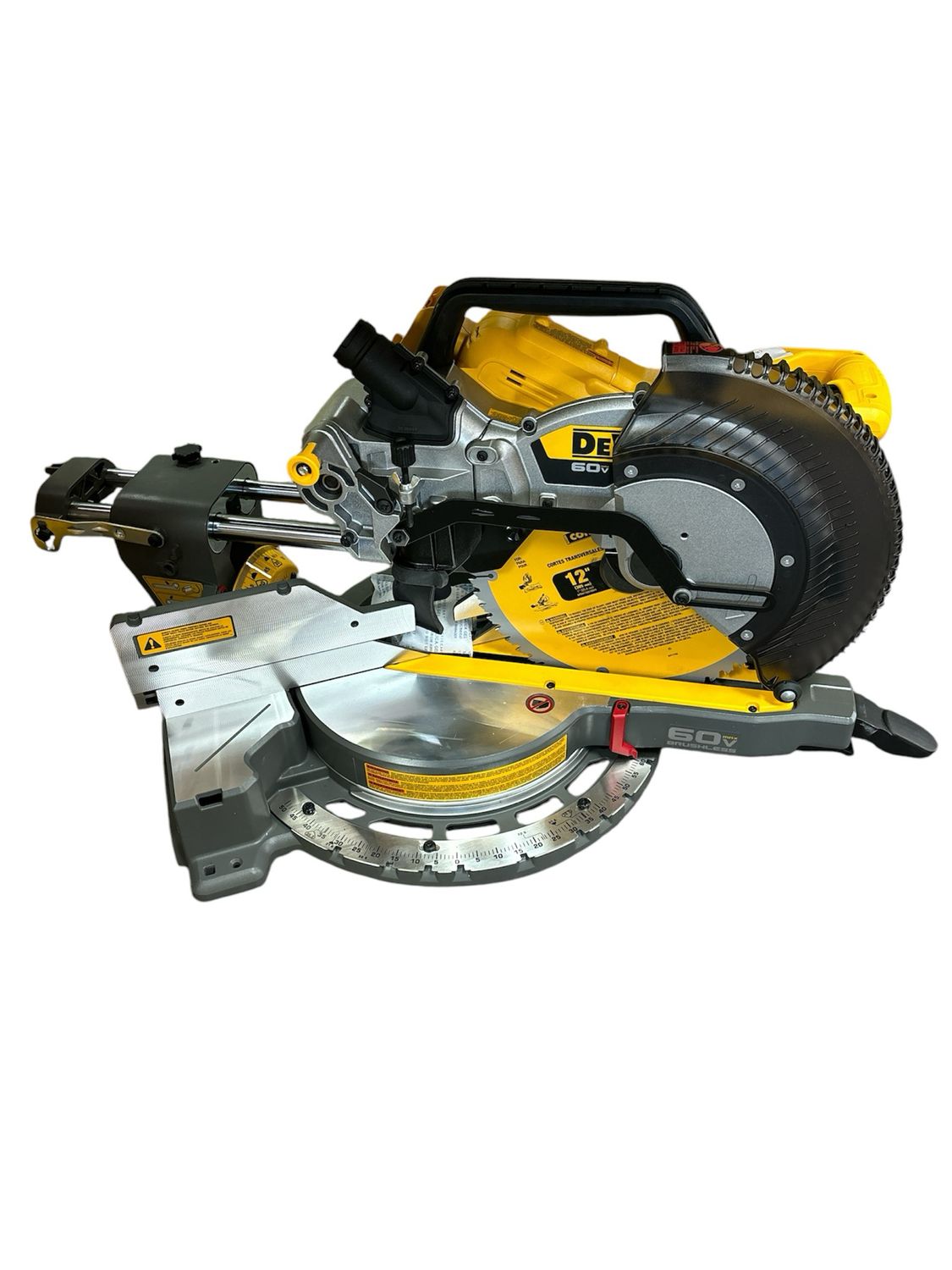 DEWALT 60V Lithium-Ion 12 in. Cordless Sliding Miter Saw (Tool Only) DCS781B