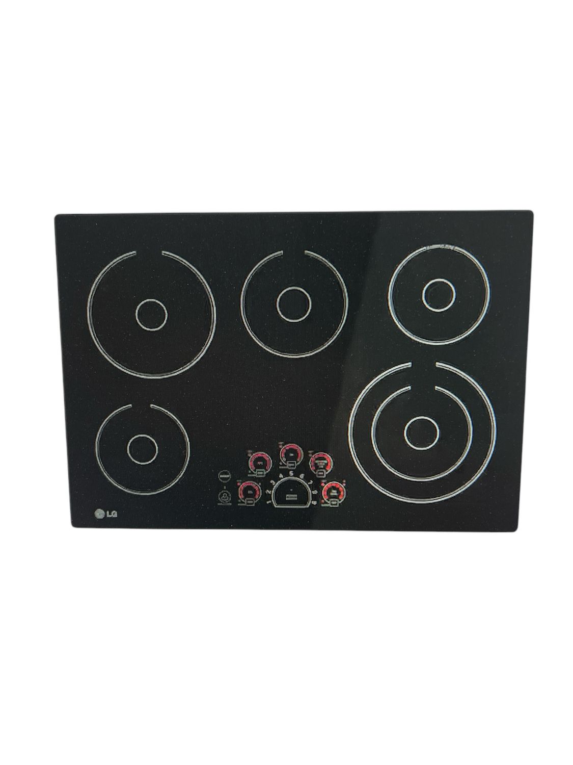 LG 30 in. Radiant Smooth Surface Electric Cooktop in Black with 5 Burner Elements and SmoothTouch Controls LCE3010SB New