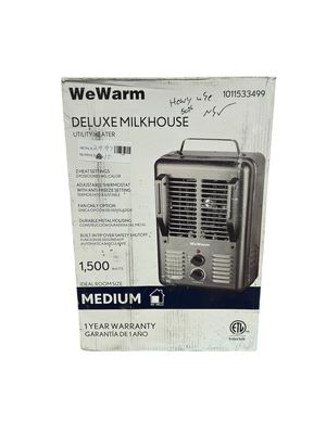 WeWarm DELUXE MILKHOUSE UTILITY HEATER HT1912 Heavy Use