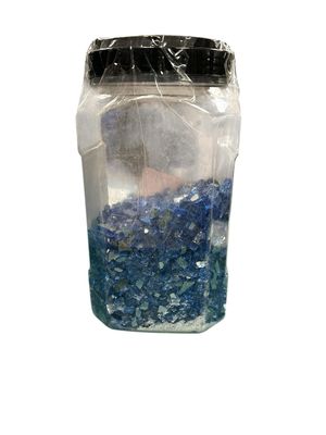 Hampton Bay 1/4 in. 10 lbs. Cobalt Blue Reflective Tempered Fire Glass FG1001