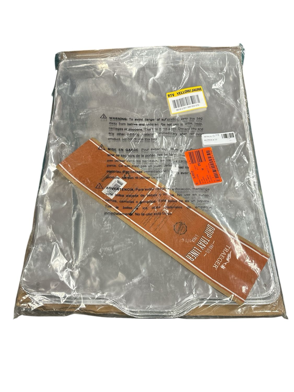 Traeger Drip Tray Liner for Traeger Pro 575/22 Series (5-Pack) BAC507