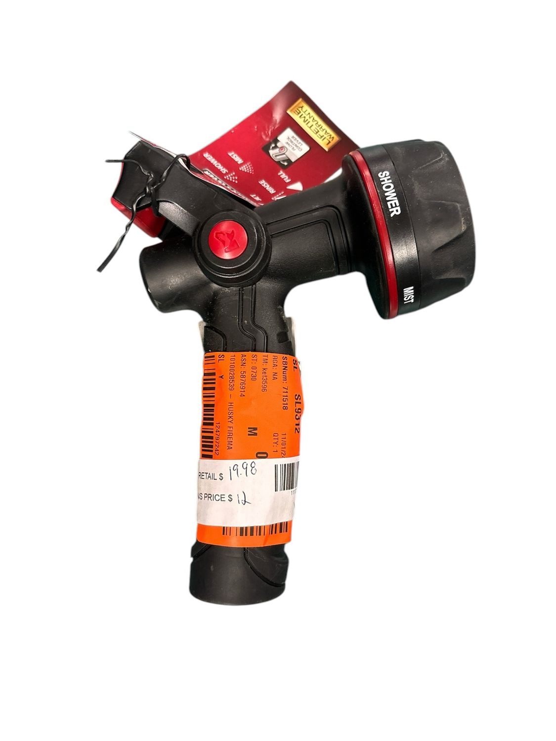Husky PRO Fireman&#39;s Multi-Pattern Nozzle 622045