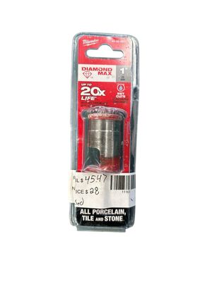 Milwaukee 1 in. Diamond Max Hole Saw 49-56-0517