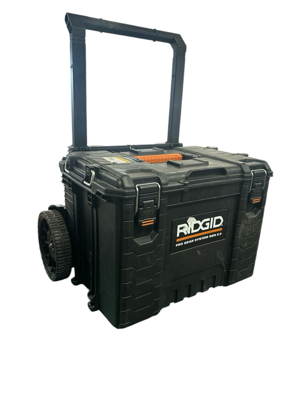 RIDGID Pro Gear System Gen 2.0 Stackable 25 in All Terrain Rolling Tool Box with 9 in. Wheels 254065