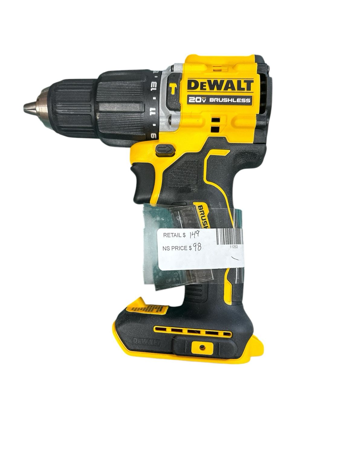 DEWALT ATOMIC 20-Volt MAX Brushless Cordless 1/2 in. Hammer Drill (Tool-Only) DCD799B