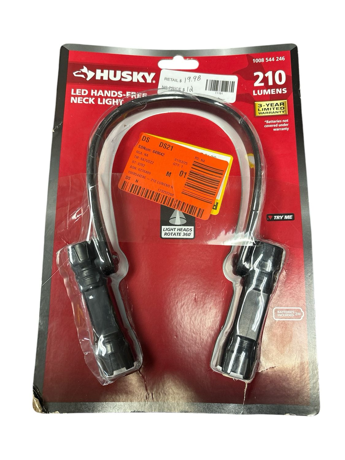 Husky 210 Lumens Neck Light NL210HD