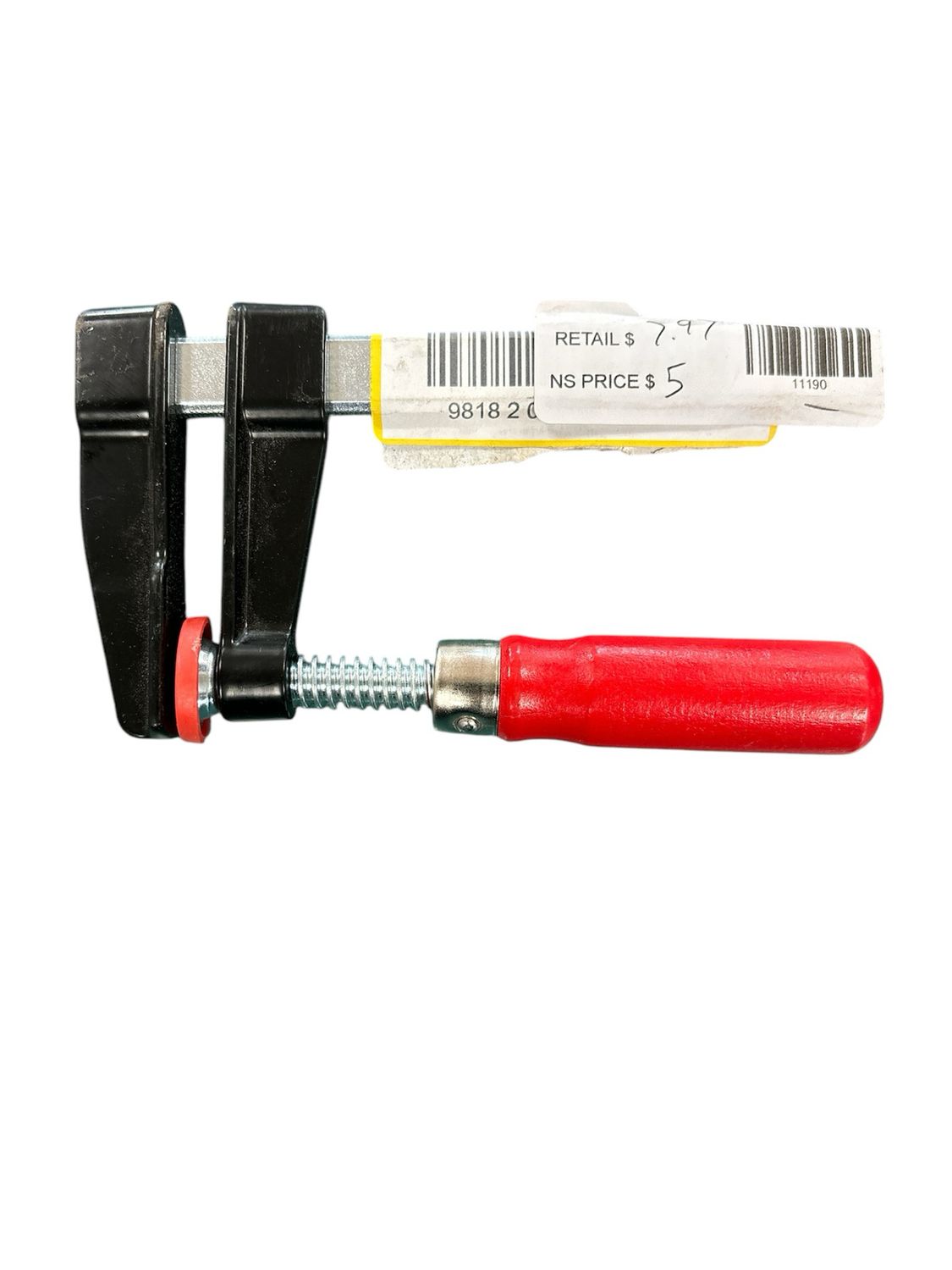BESSEY LM 4 in. Capacity Light Weight Clamp with Die Cast Zinc Jaws and 2 in. Throat Depth LM2.004