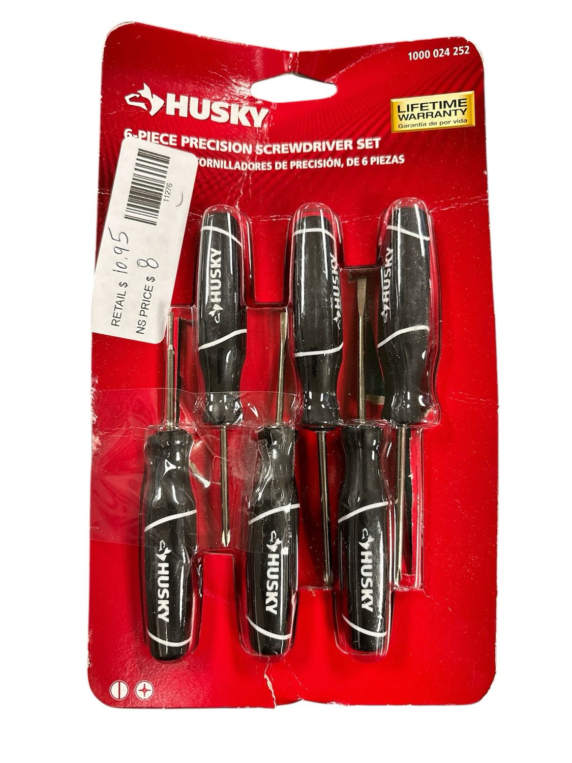 Husky Precision Screwdriver Set (6-Piece) 246300060
