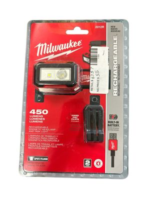 Milwaukee 450 Lumens Internal Rechargeable Magnetic Headlamp and Task Light 2012R