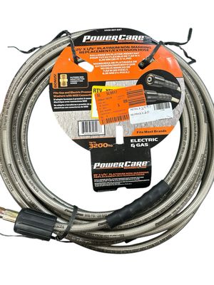 Powercare 1/4 in. x 25 ft. Replacement/Extension Hose with M22 Threaded Connections for 3200 PSI Cold Water Pressure Washers 40240