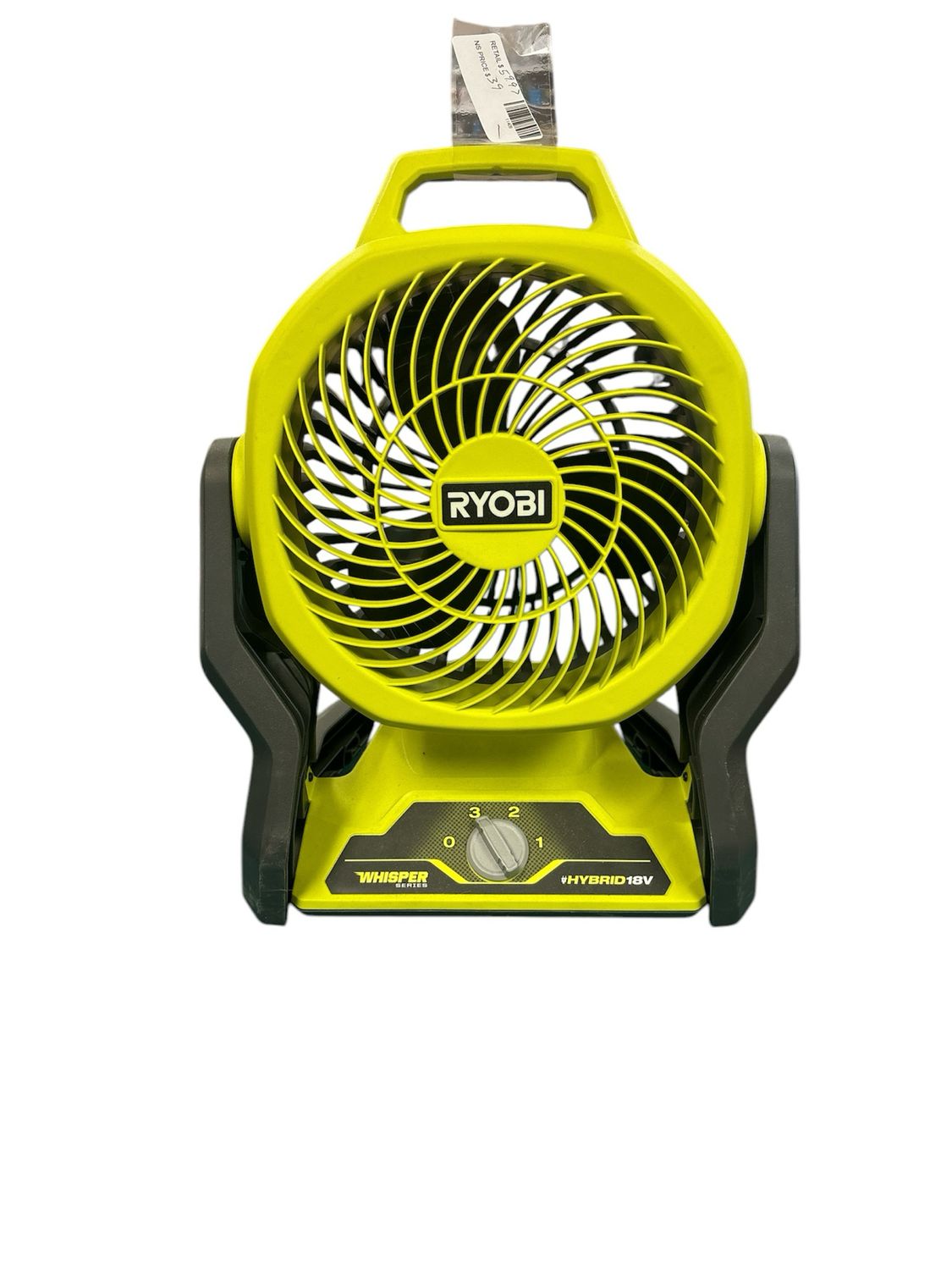 RYOBI ONE+ 18V Cordless Hybrid WHISPER SERIES 7-1/2 in. Fan (Tool Only) PCL811