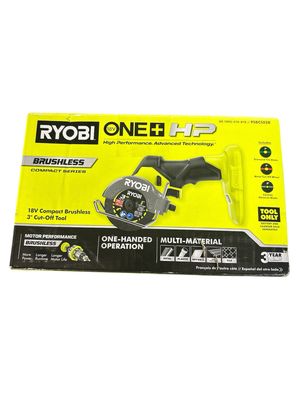 RYOBI ONE+ HP 18V Brushless Cordless Compact Cut-Off Tool (Tool Only) PSBCS02B .