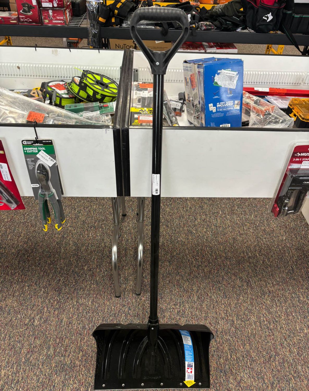 Suncast 18 in. Combo Snow Shovel SC135010