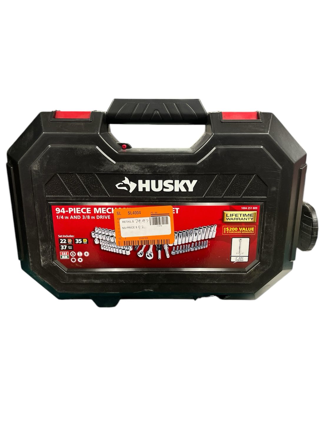 Husky Mechanics Tool Set (94-Piece) H94MTS New Damaged Case