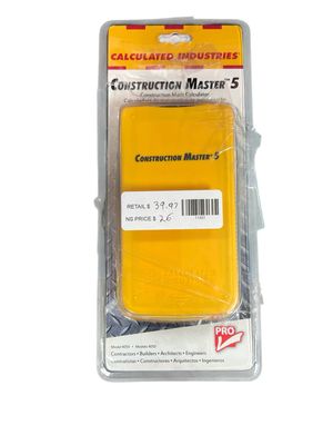 Calculated Industries Construction Master 5 Calculator 4050 New