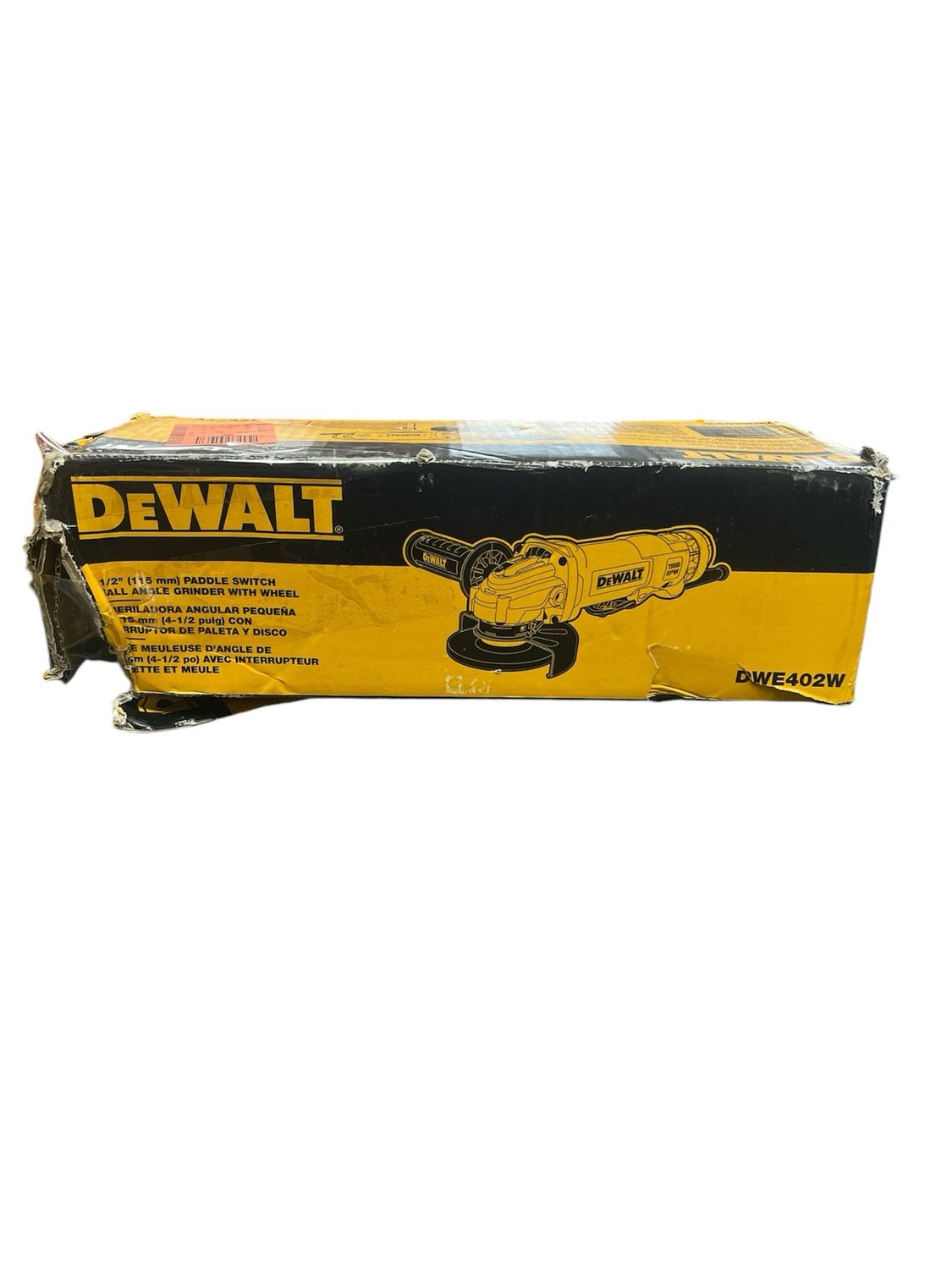 DEWALT 11 Amp Corded 4.5 in. Small Angle Grinder DWE402W New
