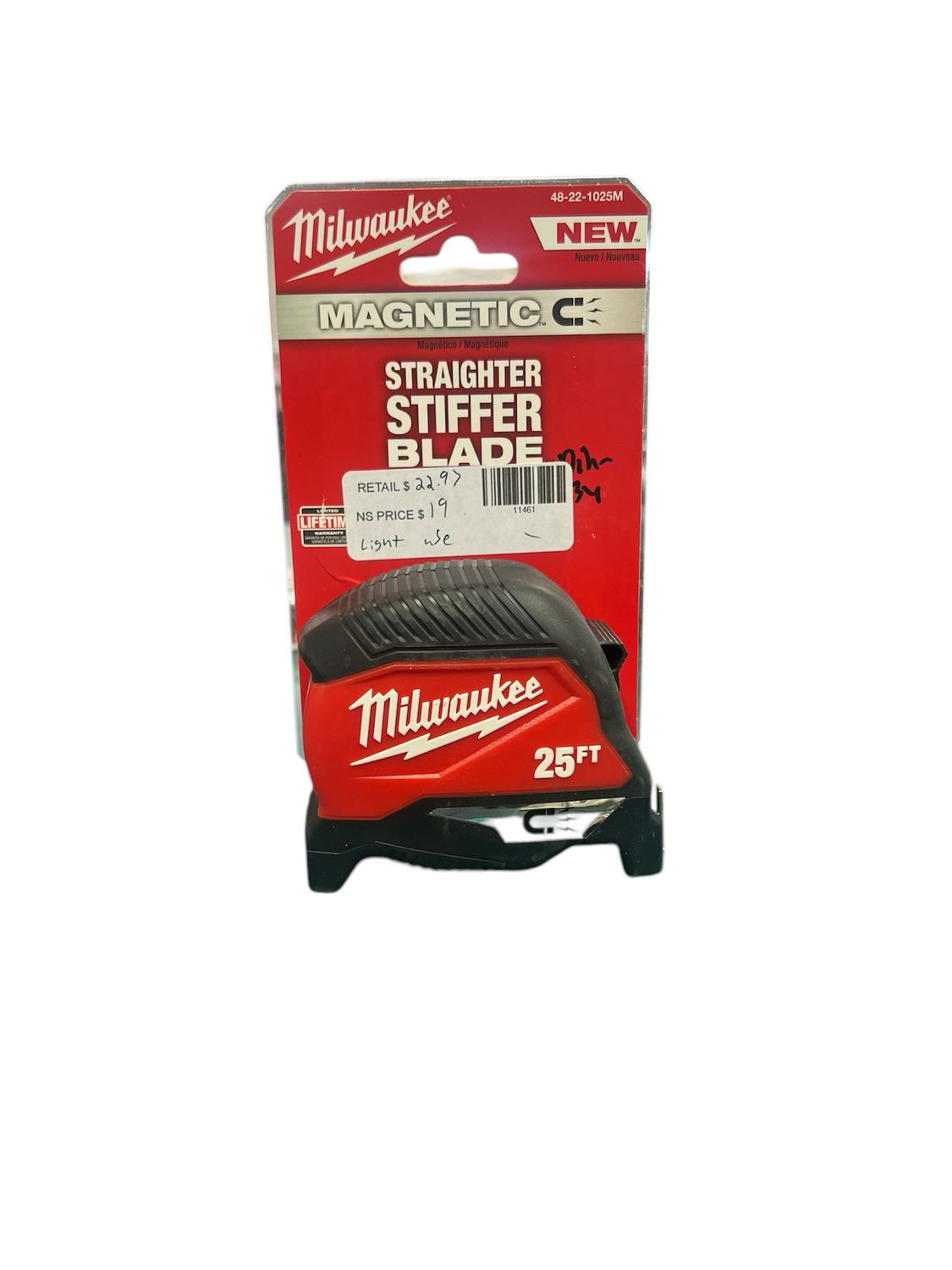 Milwaukee 25 ft. Magnetic Tape Measure 48-22-1025M