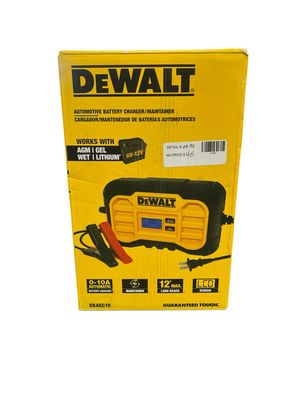 DEWALT Professional 10 Amp Battery Charger, Battery Maintainer, Battery Trickle Charger DXAEC10 New