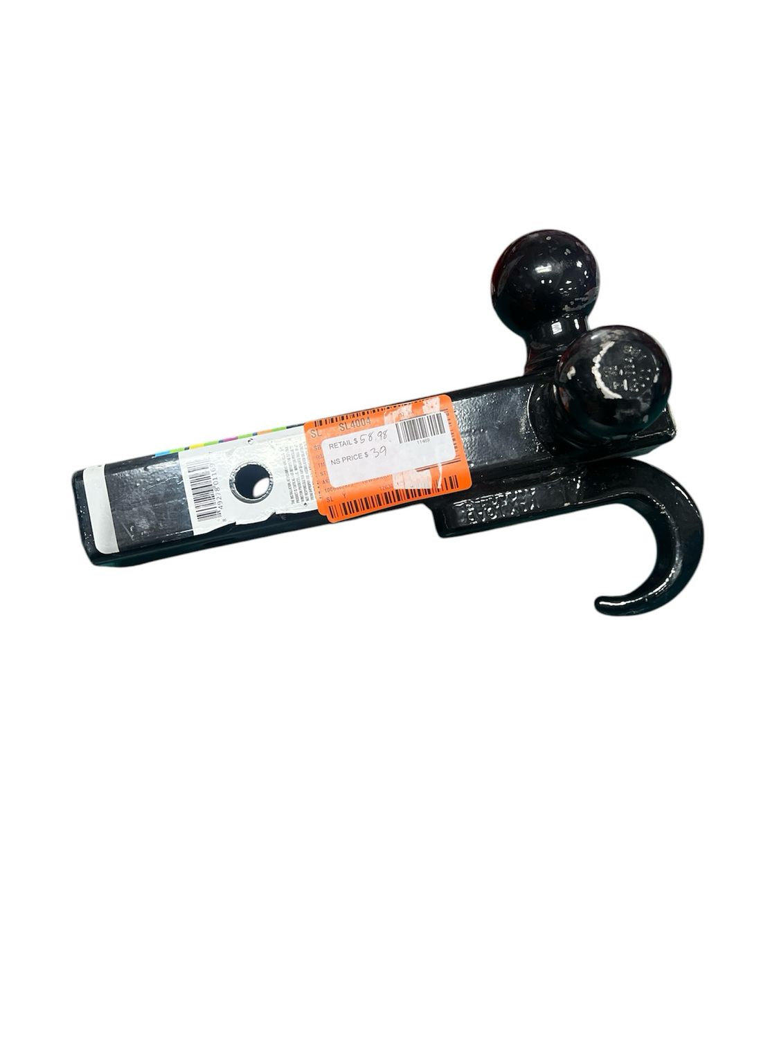 TowSmart Up to 14,000 lb. 1-7/8 in., 2 in, and 2-5/16 in. Ball Diameters Trailer Tri-Ball Mount with Hook 1169 Lightly Used