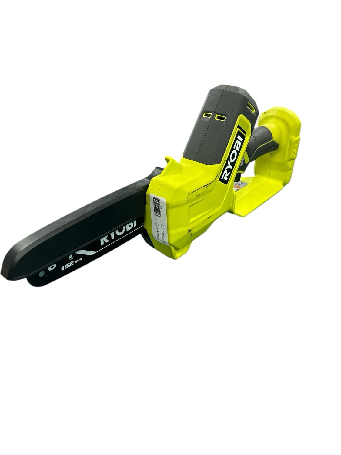 RYOBI ONE+ 18V 6 in. Cordless Battery Compact Pruning Mini Chainsaw (Tool Only) PCLCW01B Used