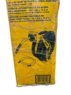 DEWALT 1/2 in. x 50 ft. Double Arm Auto Retracting Air Hose Reel DXCM024-0344