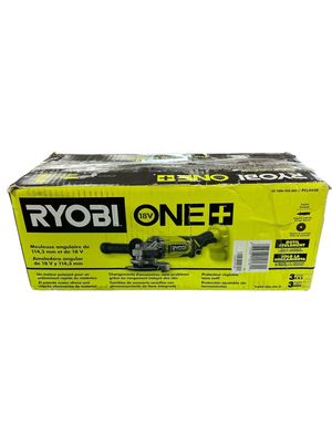 RYOBI ONE+ 18V Cordless 4-1/2 in. Angle Grinder (Tool Only) PCL445B Light Use