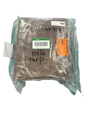 Everbilt 10 ft. x 12 ft. Brown and Silver Heavy Duty Tarp PY010