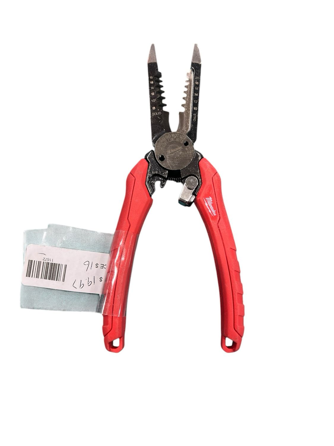 Milwaukee 7.75 in. Combination Electricians 6-in-1 Wire Stripper/Cutter Pliers 48-22-3079