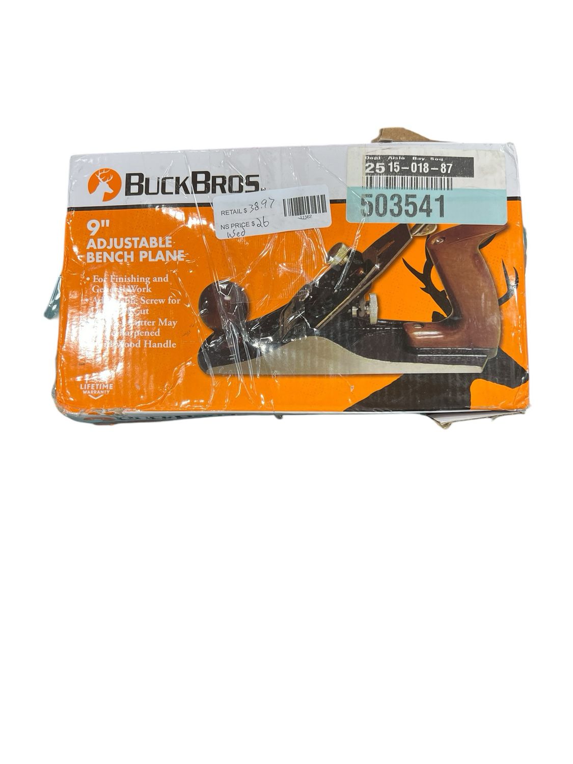 Buck Bros. 9 in. Bench Plane 120C4
