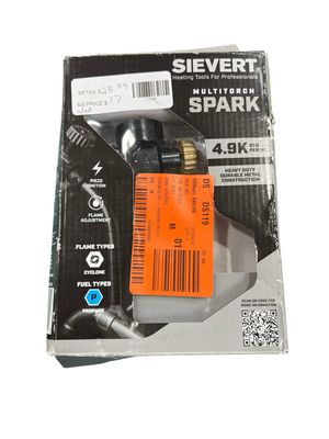 SIEVERT MultiTorch MAPP Spark Burner Tip (Fuel Not Included) 871697
