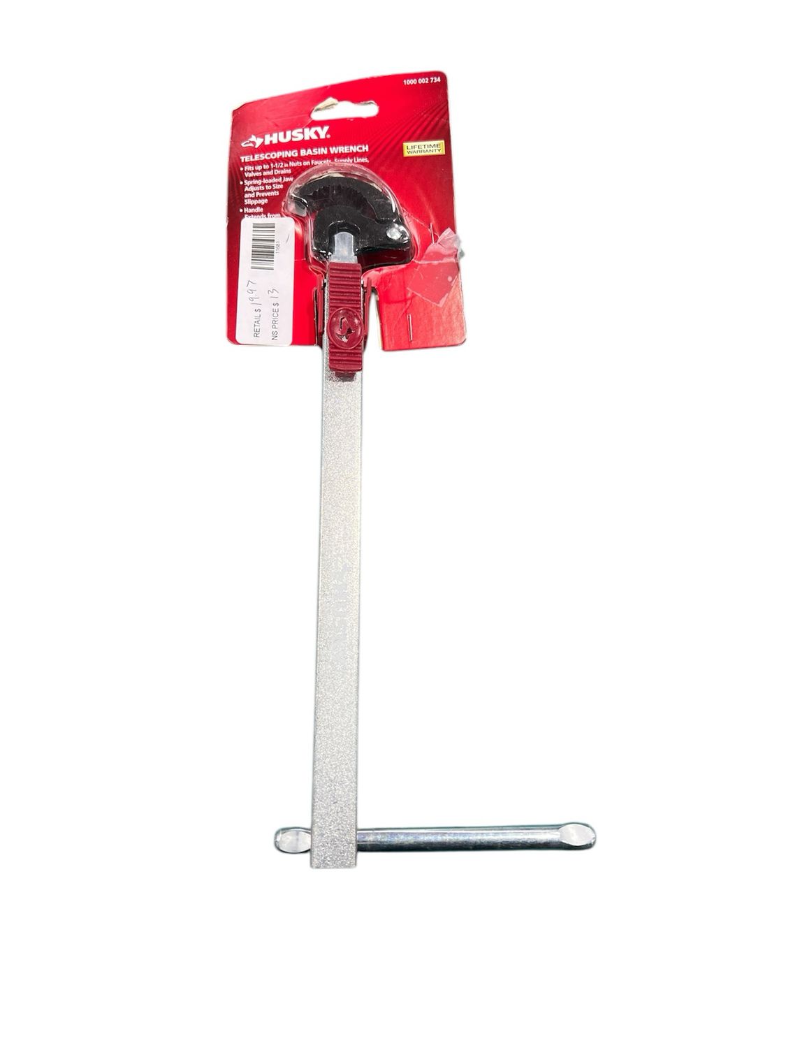 Husky 1-1/2 in. Quick-Release Telescoping Basin Wrench 80-546-111 .