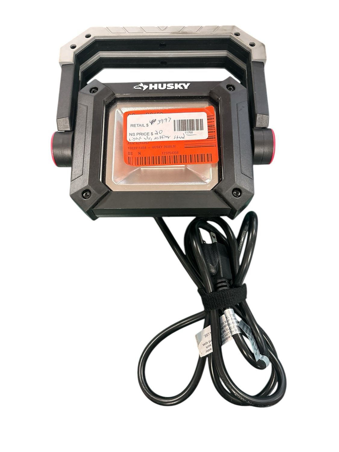 Husky 2000-Lumen Portable LED Work Light K40170