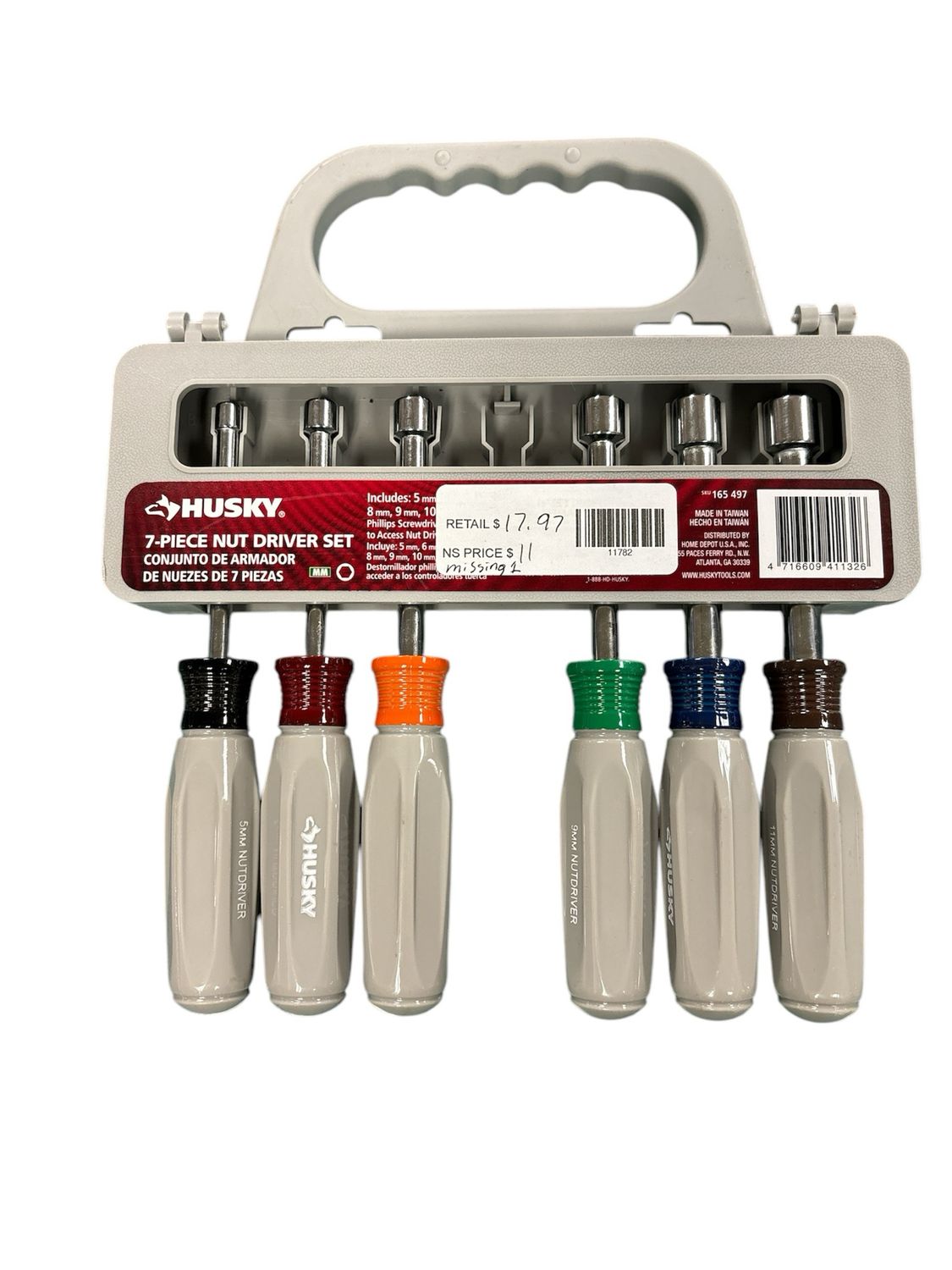 Husky MM Nut Driver Set (7-Piece) 106300070