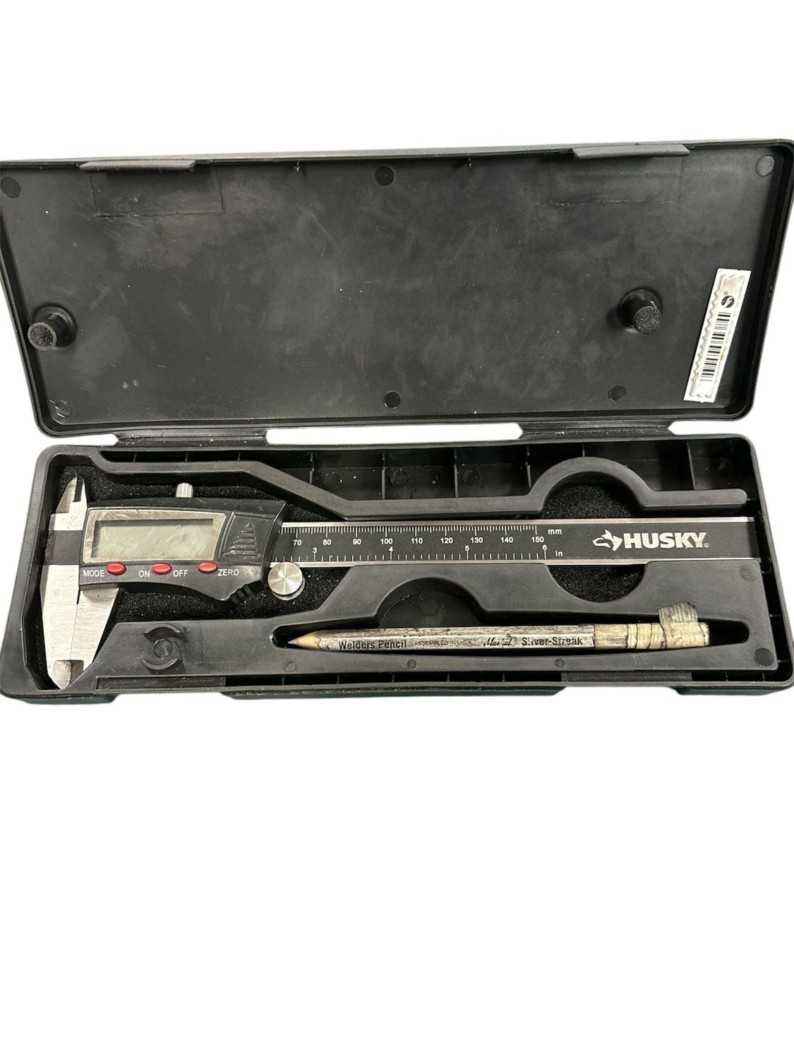 Husky 6 in. 3-Mode Digital Fractional Caliper 1467H Used