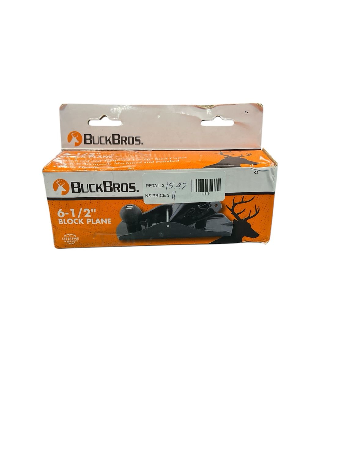 Buck Bros. 6-1/2 in. Block Plane 120C2 Used
